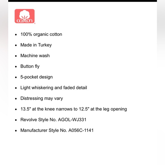 AGOLDE High Rise Straight Crop Riley - Picture 5 of 8